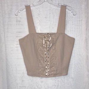 🚨3/$18 Cropper Corset Top